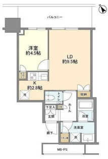 THE TOWER JUJO【12階】の間取り