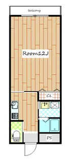 ハイツフレンド樋越II【2階】の間取り