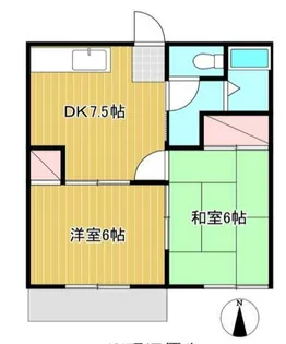 ハイツニューエル【0】【2階】の間取り