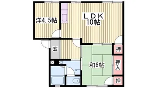 ハイツメイプルタウンA棟【1階】の間取り