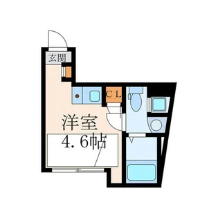 HJ PLACE 中目黒【2階】の間取り