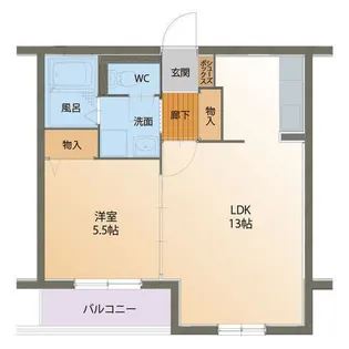 アルソス【2階】の間取り