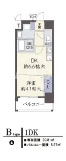 アザレア梅田【7階】の間取り