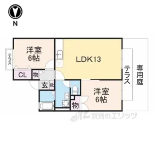 プリシェール【2階】の間取り