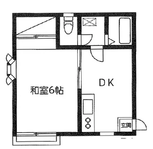 b’CASA越谷大袋IIre-born【1階】の間取り