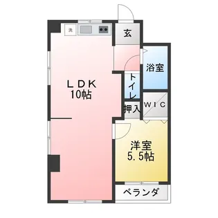 ▲アライハイツ【3階】の間取り