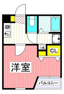 パレス長嶺【3階】の間取り