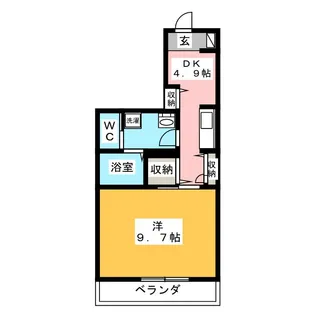 ルミエール【2階】の間取り