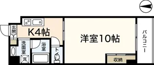 Pension南千田西町【1階】の間取り