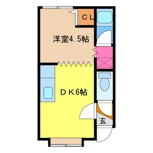 ラポール恵み野の間取り