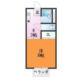 フォーブル宿野 B棟【1階】の間取り