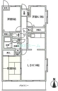 グレース・レジデンス東松戸【2階】の間取り