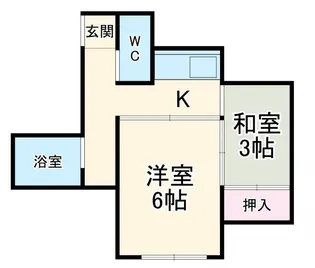恵比須荘【1階】の間取り