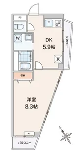 コーポラス鹿浜【2階】の間取り