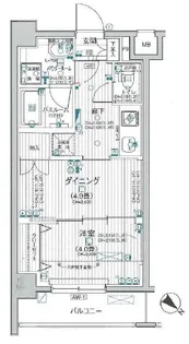 日神デュオステージ押上【4階】の間取り
