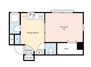 マンション翼【2階】の間取り