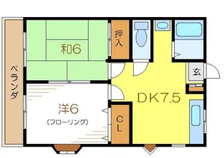 シャトレートミーII【1階】の間取り