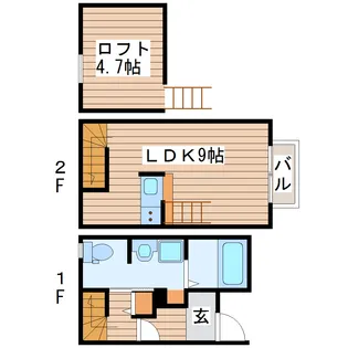 シェルメゾン土樋の間取り