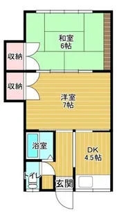 菊陽ハイツ【1階】の間取り
