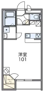 レオパレスノワールII【3階】の間取り
