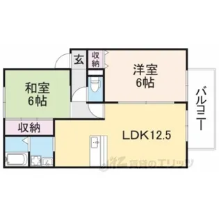 アルデア岸ノ上スール【2階】の間取り