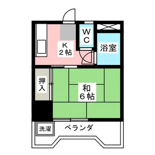 シティビル大曽根 -21-【2階】の間取り