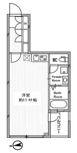 白金高輪レジデンス【2階】の間取り