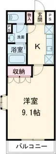 ウイステリア【2階】の間取り