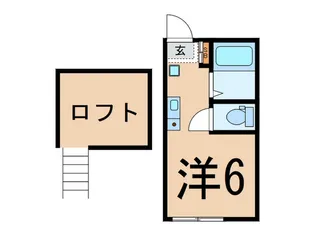 Casa Hills 横浜【2階】の間取り