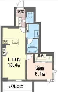 グランブルー武蔵浦和【3階】の間取り
