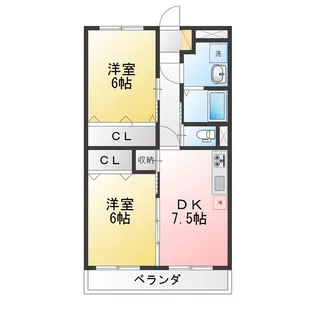 ESPLANADE【3階】の間取り