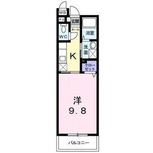 EXE VILLA EAST【4階】の間取り