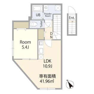 エテルノヴァローレ一之江【2階】の間取り