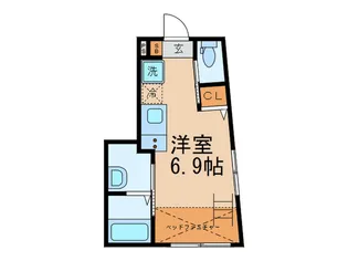Alpha Shimokitazawa West【1階】の間取り