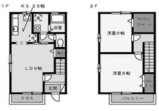 クレマンティーヌ B棟・C棟の間取り