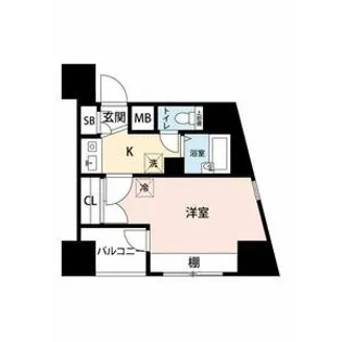 サンテミリオン東日本橋駅前【11階】の間取り