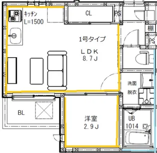 REGALEST新大江【3階】の間取り