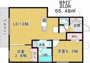 Residence Lea Lea【4階】の間取り