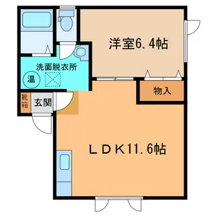 ミレニアム425【2階】の間取り
