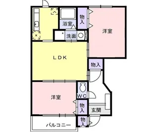 サンローズ【1階】の間取り