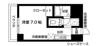 アブレストながせ【1階】の間取り