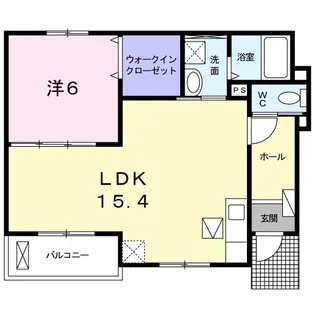 クラール【1階】の間取り