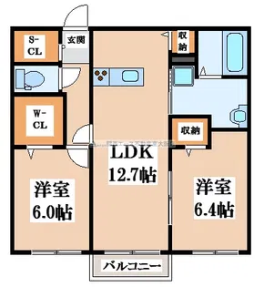 Lacine Yokonuma【1階】の間取り