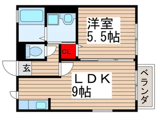 サニーアイルコート【2階】の間取り