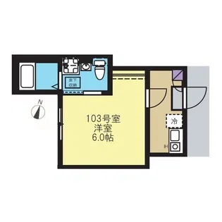 リスタ保土ヶ谷【1階】の間取り