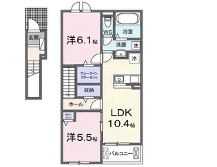 T・TASHIRO 912【2階】の間取り