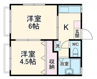 ヴィラK&M【2階】の間取り