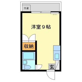ハイツ琉大【2階】の間取り