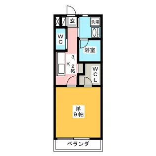 U・TOPIA PLAZA【4階】の間取り