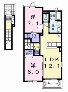 パストラルIII【2階】の間取り